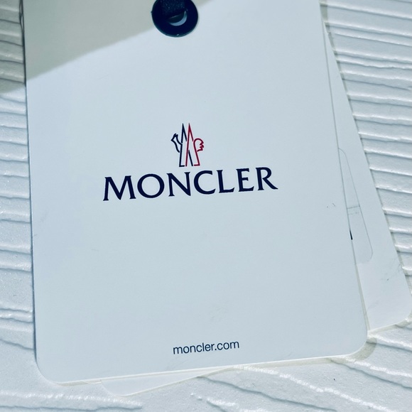 πMONCLERπ«π· Logo Hollow Text Ladies Baseball Cap β22- Natural/White- NW - Picture 10 of 12